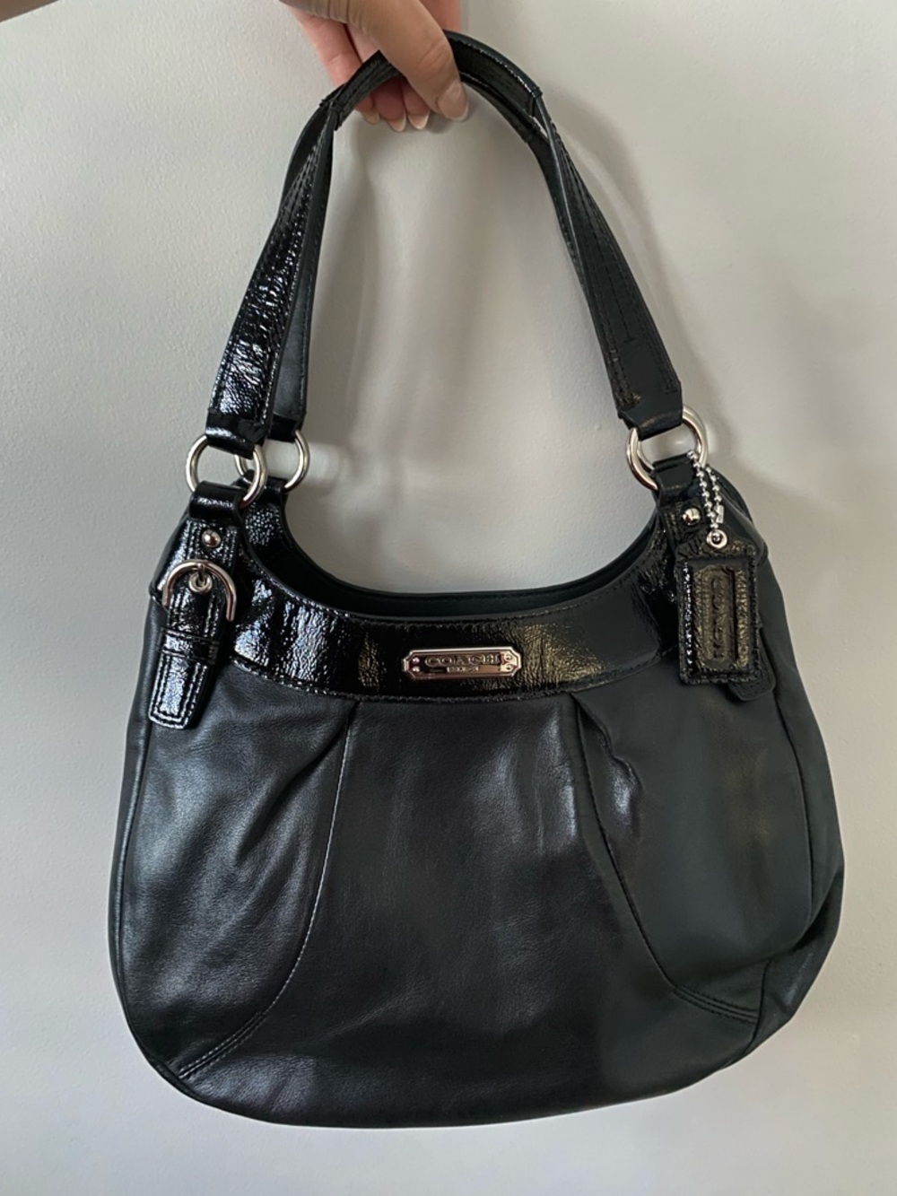 Y2K Black Coach Bag